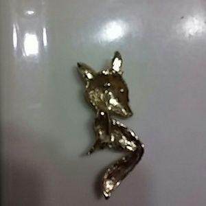 2' inche 14k gold plated pin